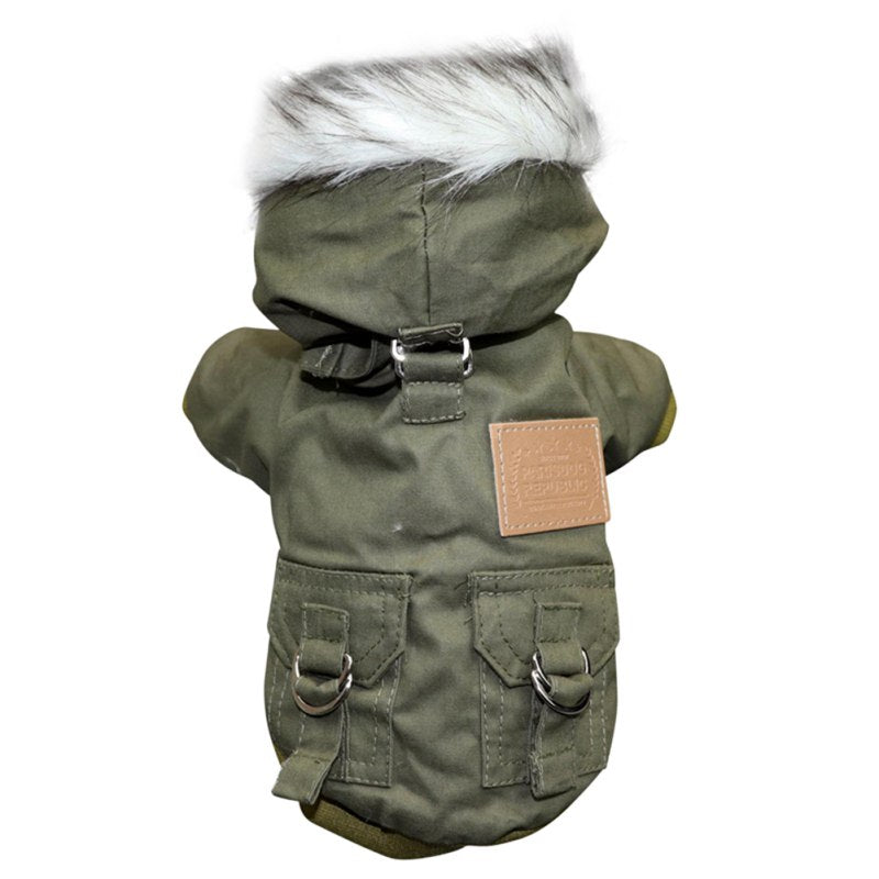 Double-Layer Fleece Pet Clothes – Warm Winter Outfit for Dogs & Cats