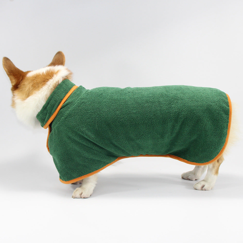 Pet Puppy Bathrobe & Dog Shirt – Soft Towel Robe for Dogs & Cats