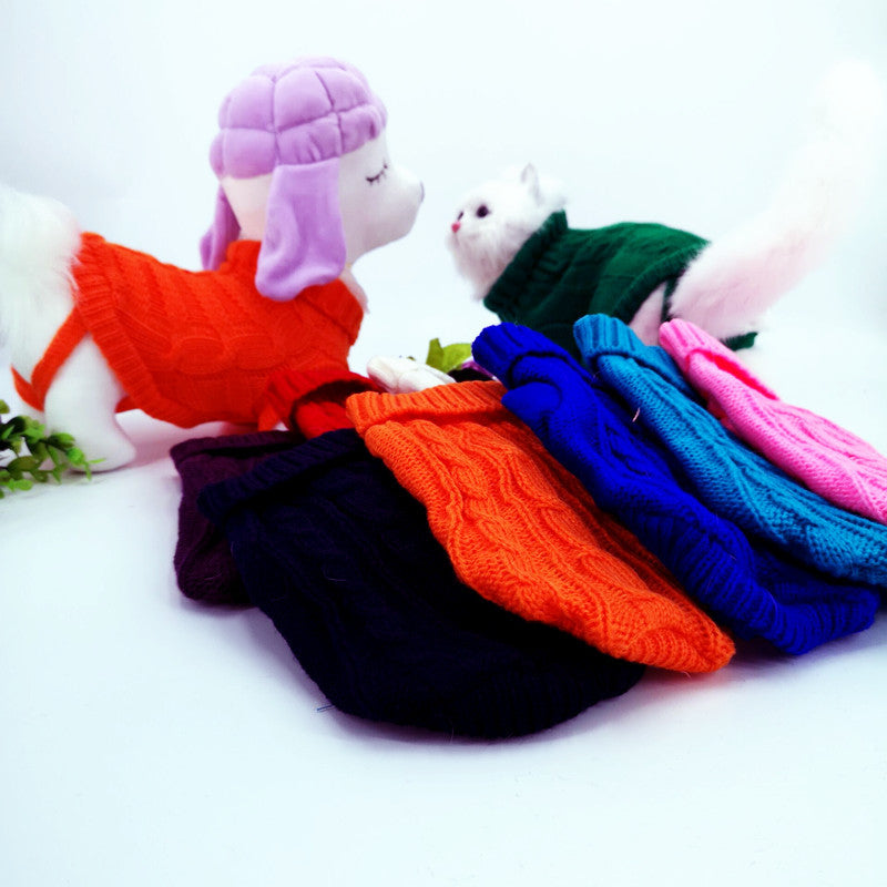 Milk Sweater Teddy Pet Clothing Dog Clothes