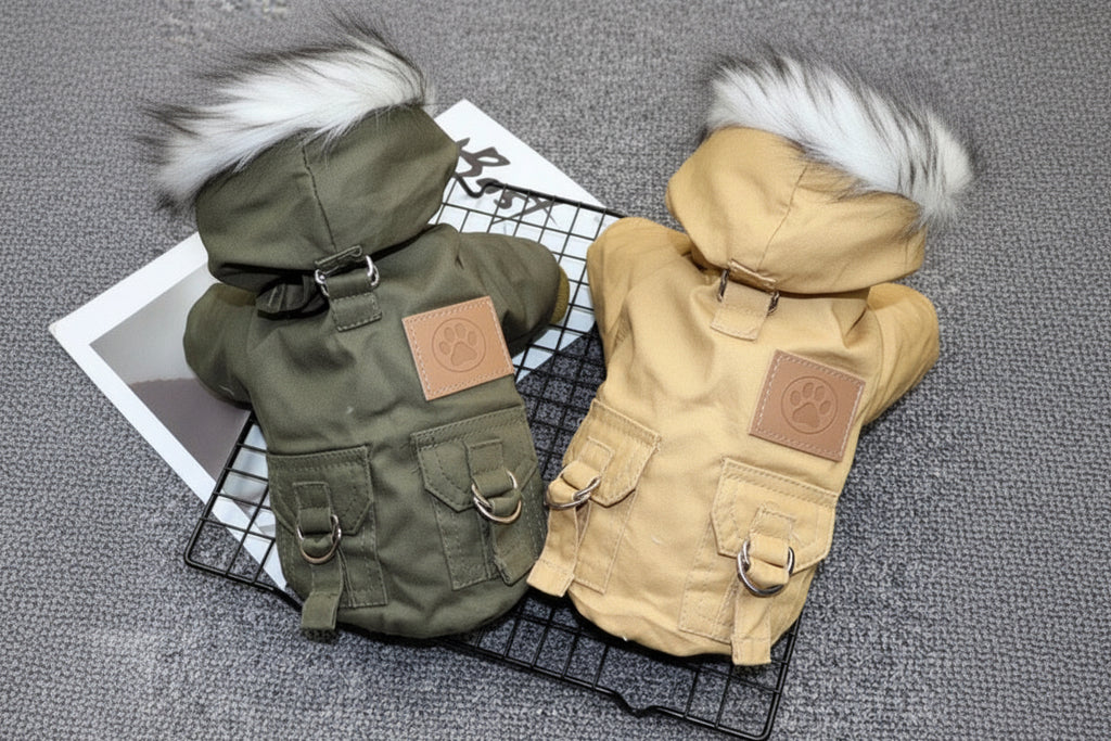 Double-Layer Fleece Pet Clothes – Cozy Winter Outfit for Dogs & Cats