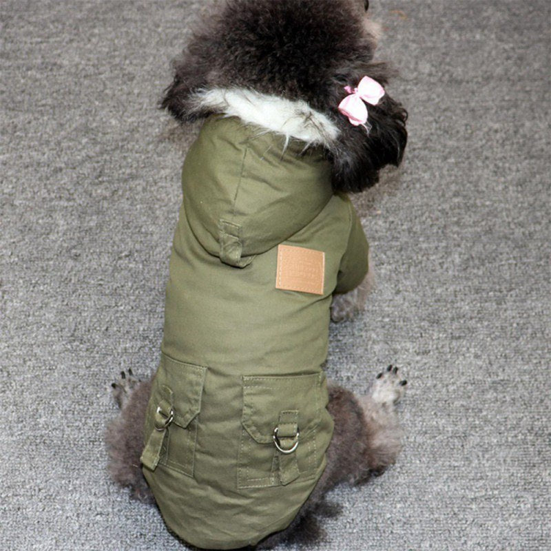 Double-Layer Fleece Pet Clothes – Warm Winter Outfit for Dogs & Cats