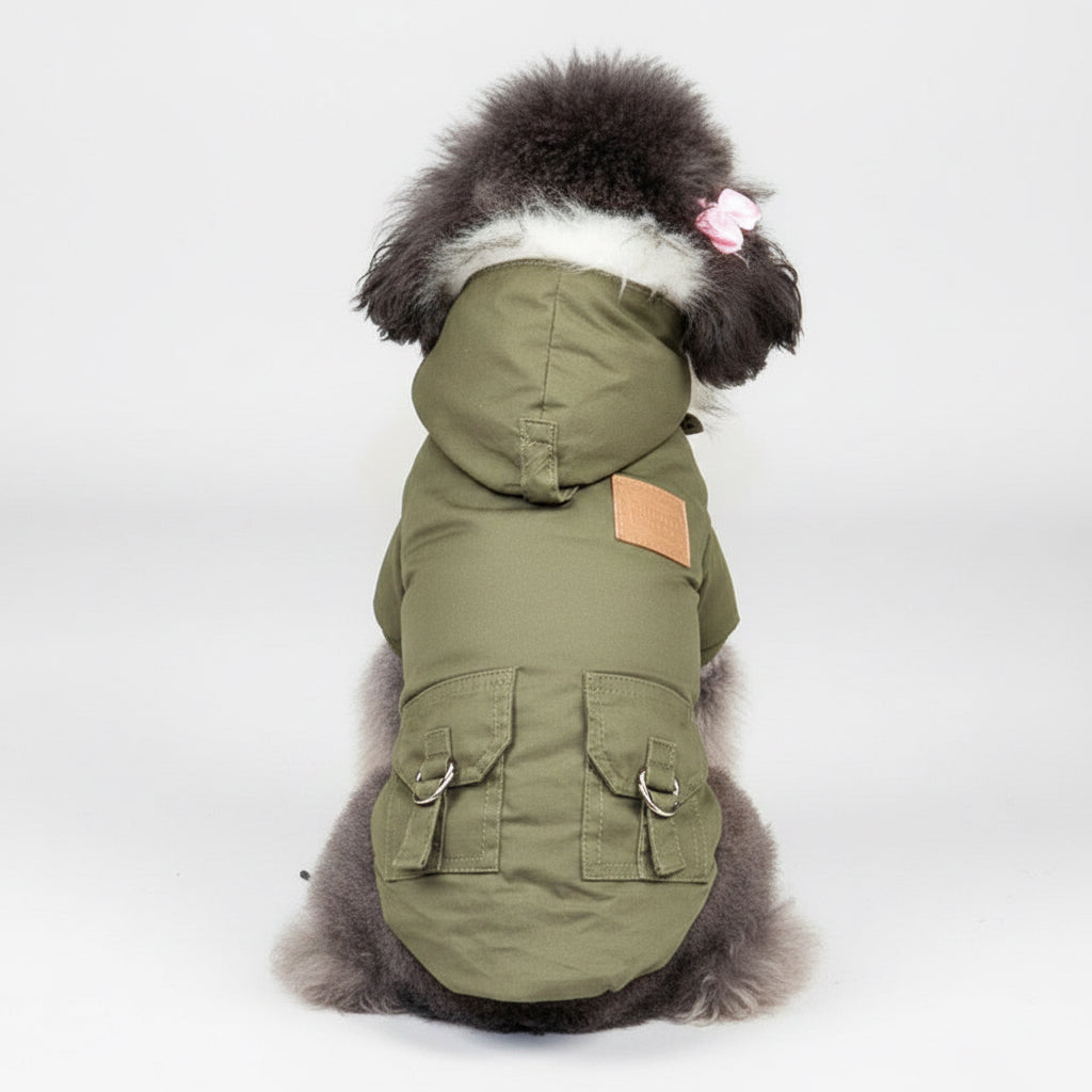 Double-Layer Fleece Pet Clothes – Cozy Winter Outfit for Dogs & Cats