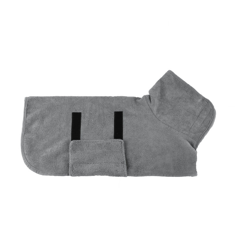 Pet Puppy Bathrobe & Dog Shirt – Soft Towel Robe for Dogs & Cats
