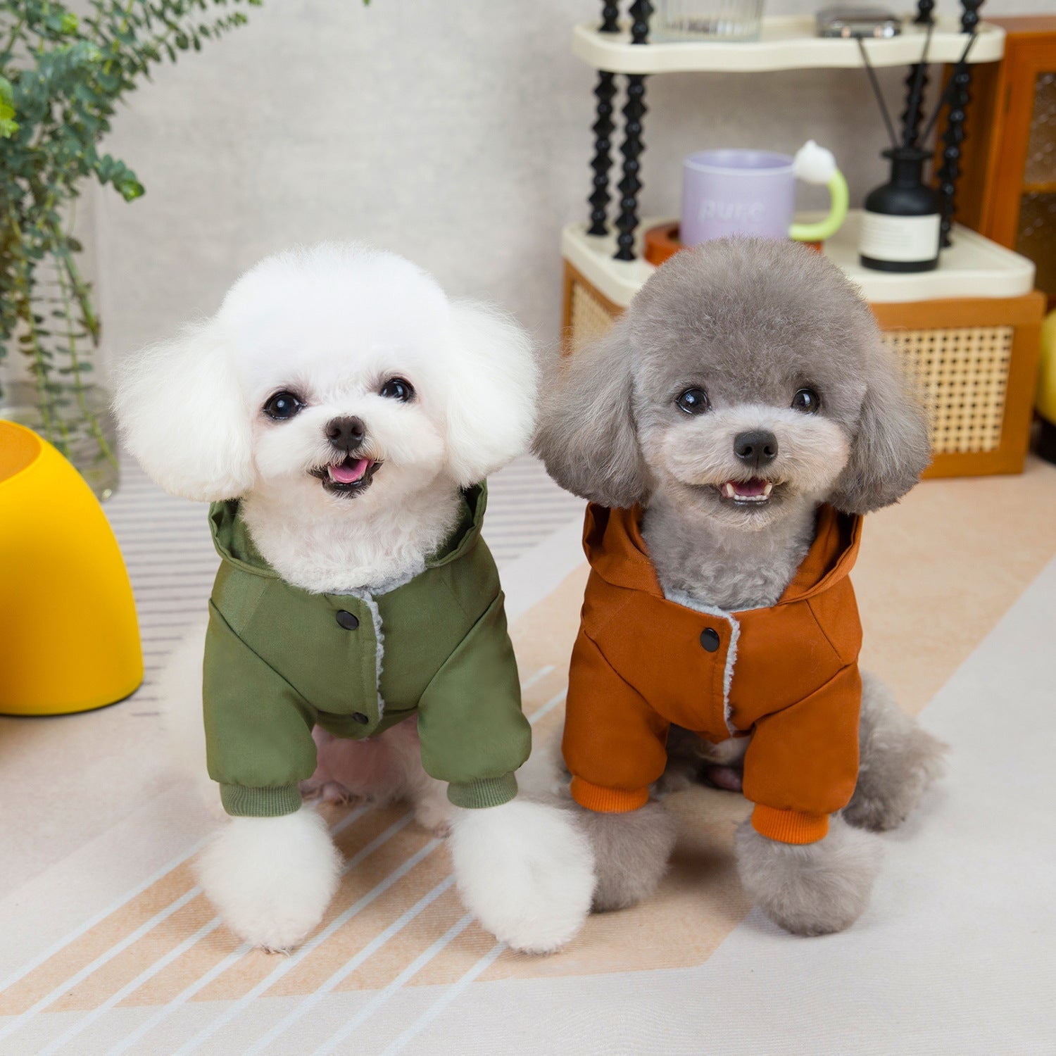 Cotton Sweater Pet Clothes for Dogs & Cats – Cool Two-Legged Style
