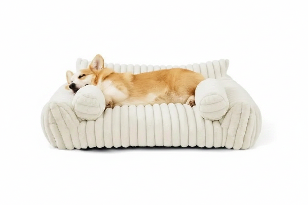 Snoozy Dream — Large Washable Fluffy Orthopedic Dog Bed